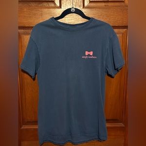 Woman’s medium “Happy girls are the preppiest” shirt